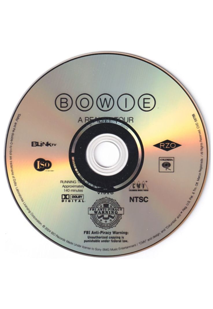 DAVID BOWIE - A REALITY TOUR DVD-2