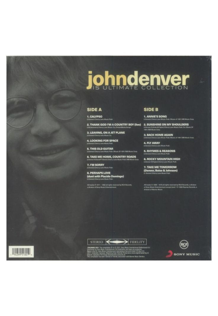 JOHN DENVER - HIS ULTIMATE COLLECTION | VINILO-1