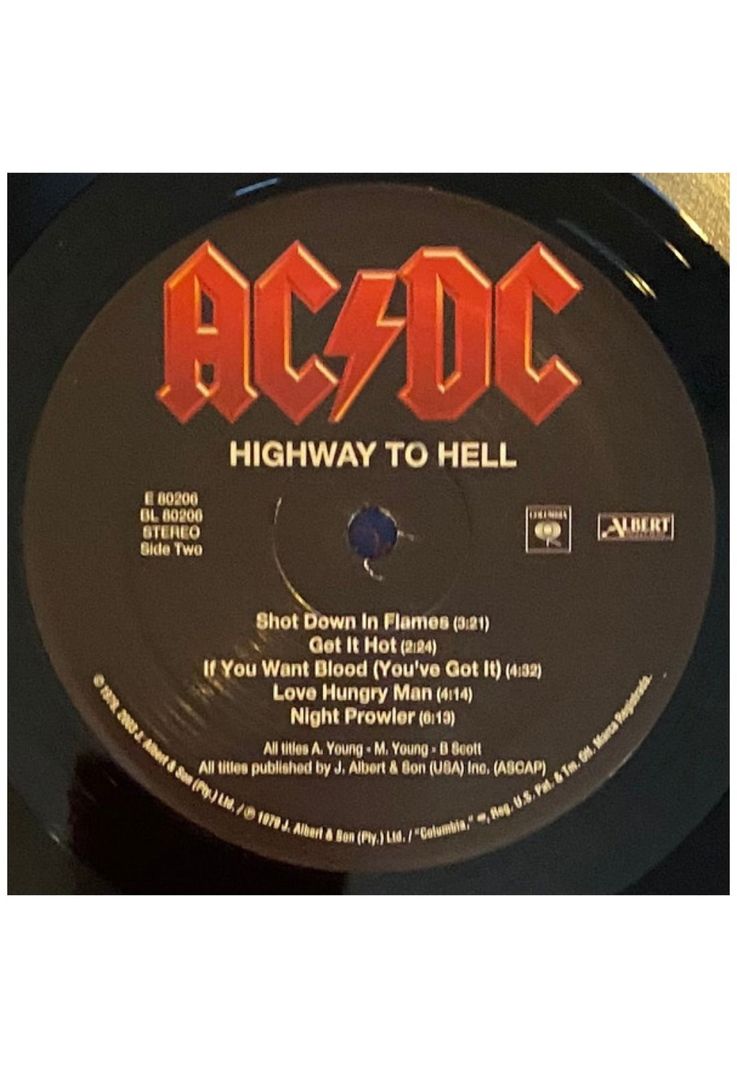 AC DC - HIGHWAY TO HELL | VINILO Hitway Music | Paris.cl