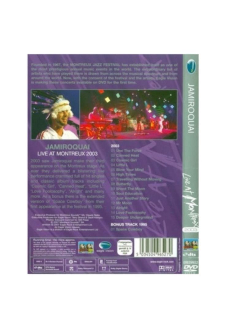 JAMIROQUAI - LIVE AT MONTREUX DVD-1