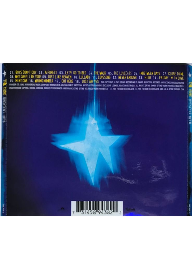 CURE - GREATEST HITS | CD-1