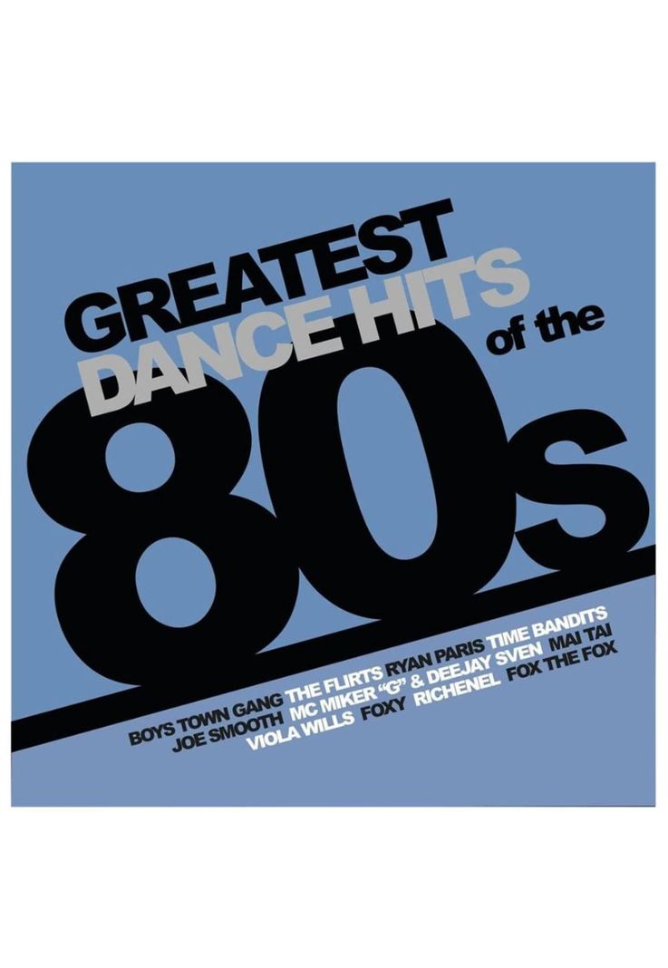 GREATEST DANCE HITS OF THE 80"S - VARIOUS (BLUE VINYL) | VINILO-0