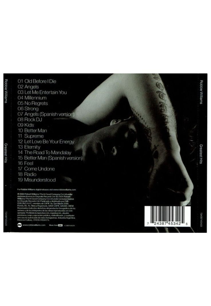 ROBBIE WILLIAMS - GREATEST HITS | CD-1
