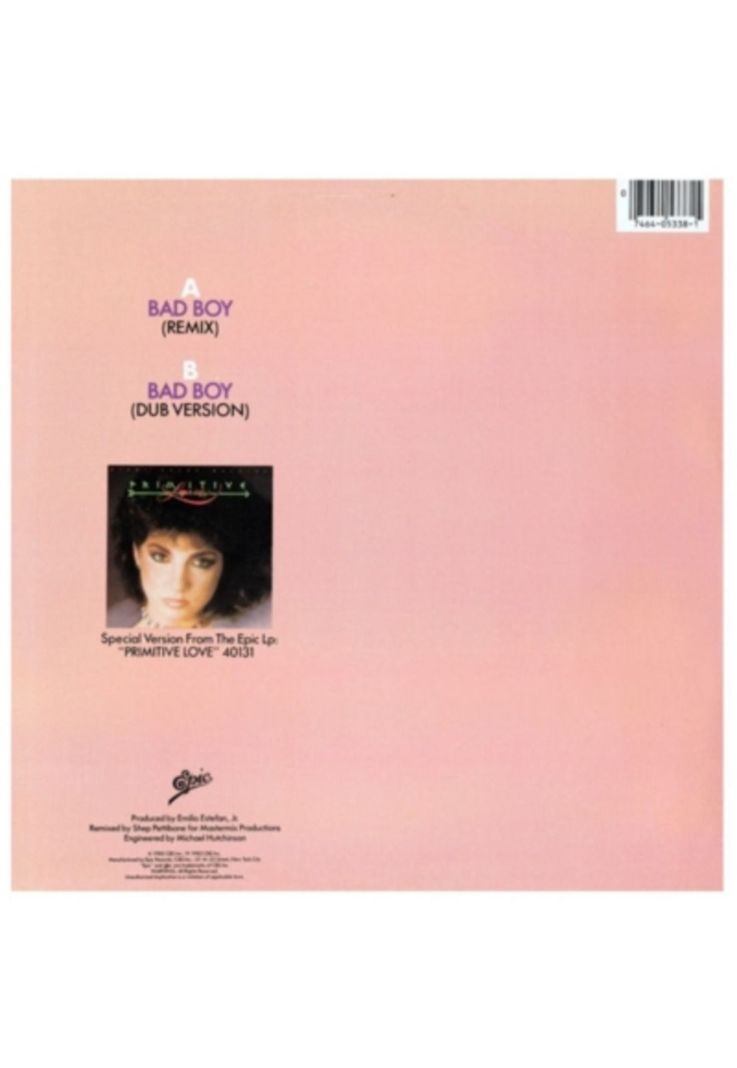 MIAMI SOUND MACHINE - BAD BOY 12 VINILO-1