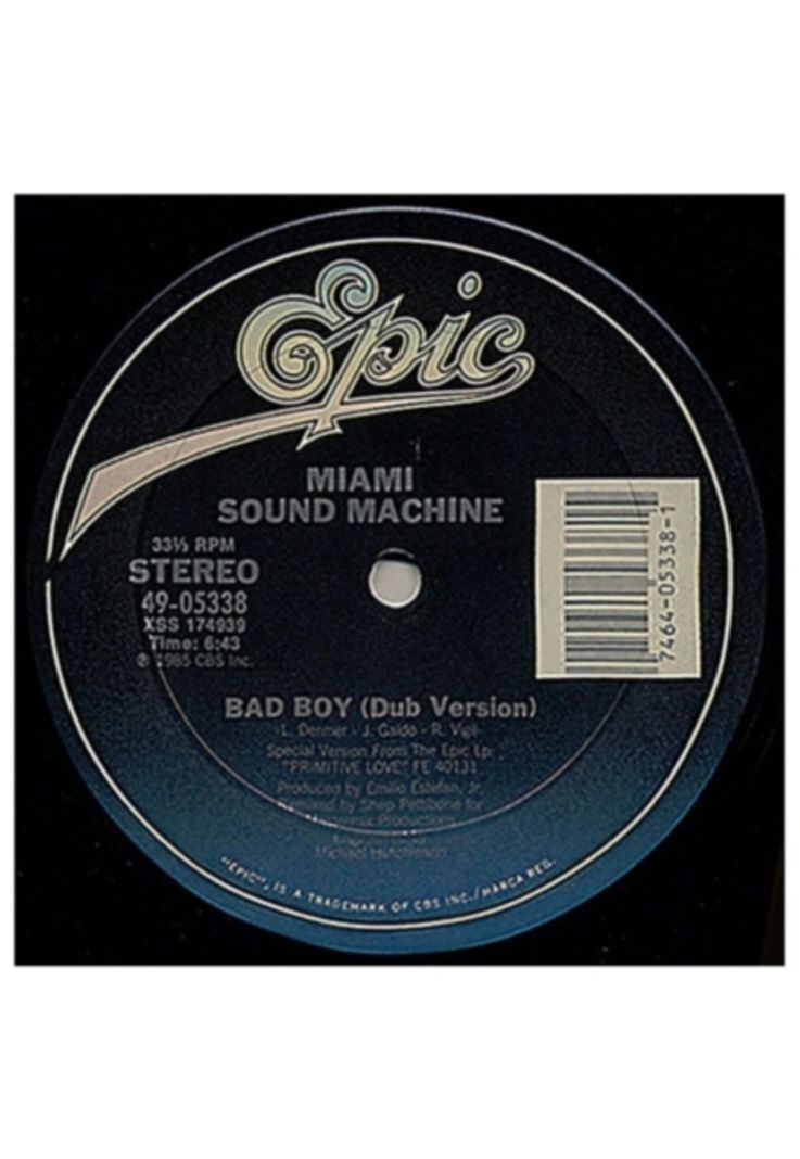 MIAMI SOUND MACHINE - BAD BOY 12 VINILO-3
