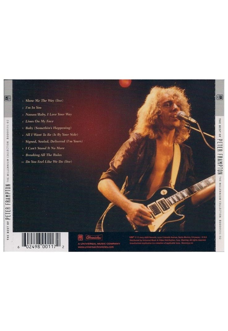 PETER FRAMPTON - BEST OF 20TH | CD-1