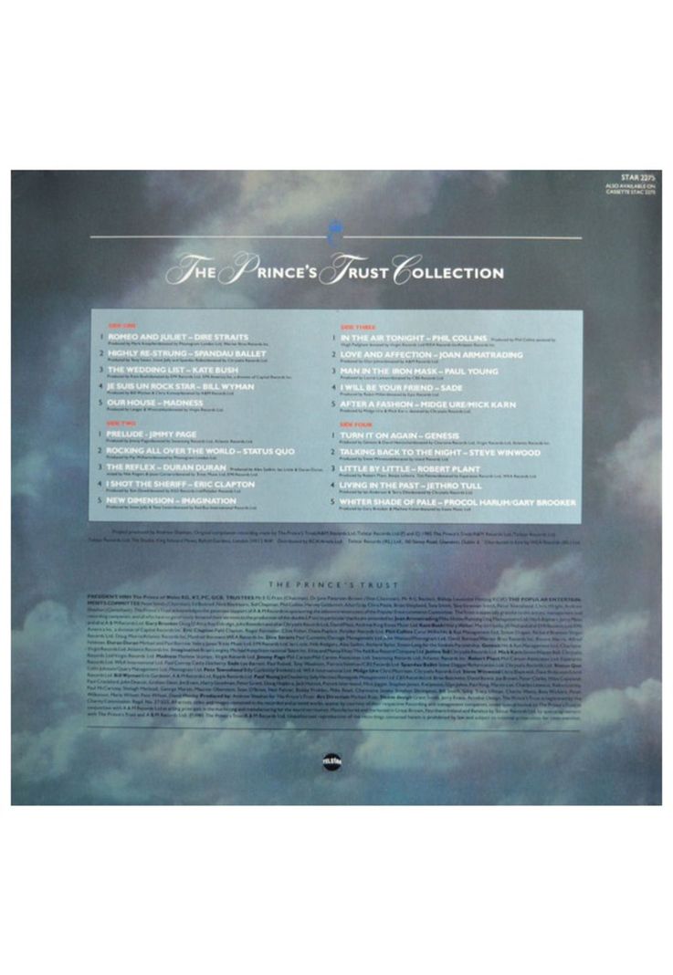 THE PRINCE'S TRUST COLLECTION - THE CREAM OF BRITISH ROCK (2LP) | VINILO USADO-1