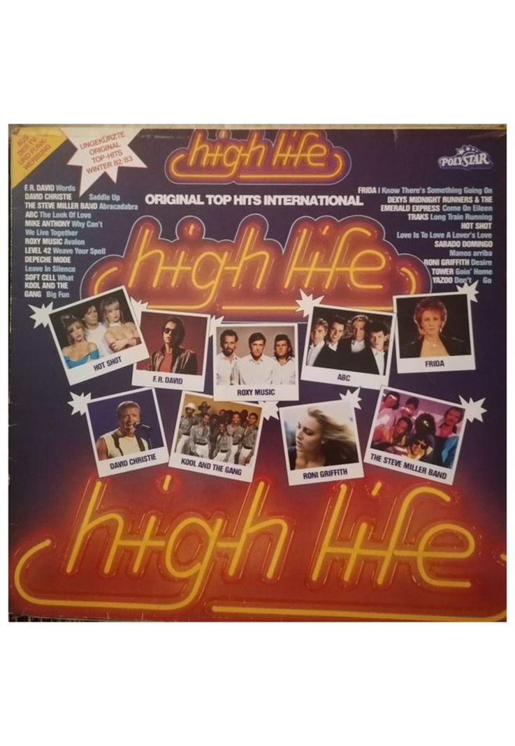 HIGH LIFE - ORIGINAL TOP HITS INTERNATIONAL | VINILO USADO-0