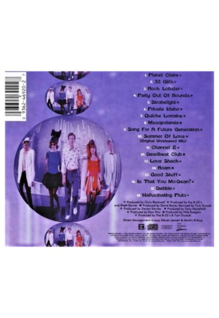 B-52s - TIME CAPSULE GREATEST HITS CD-1