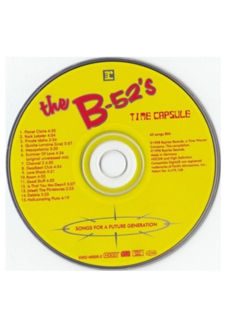 B-52s - TIME CAPSULE GREATEST HITS CD-2
