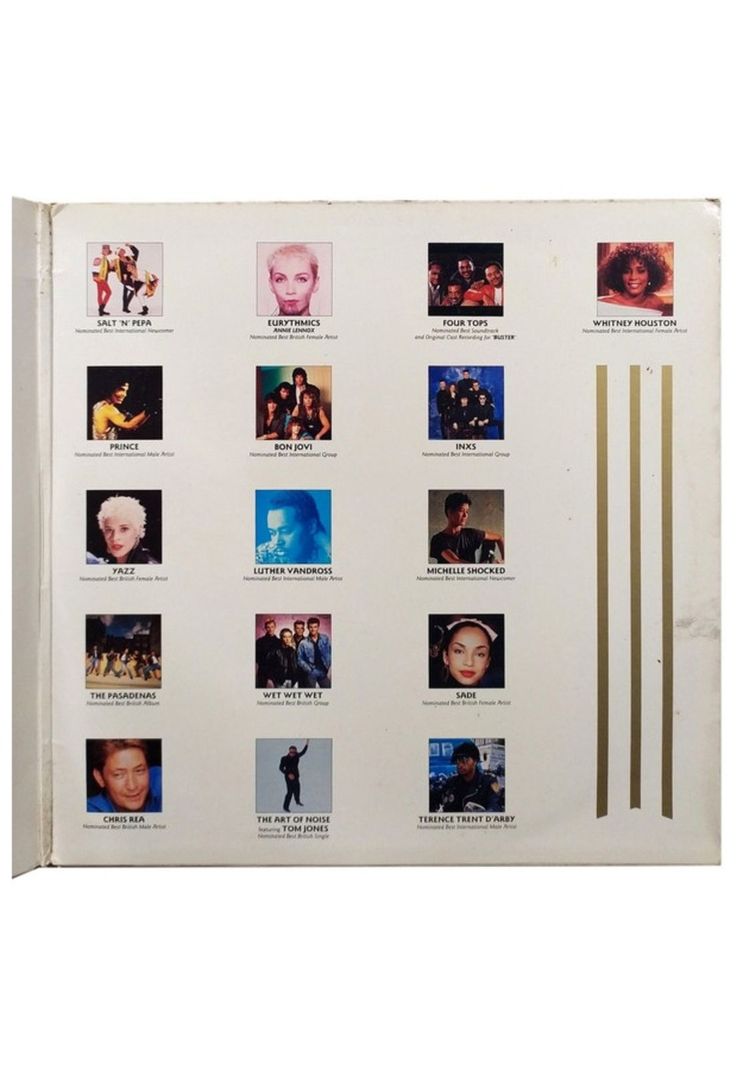 THE AWARDS 1989 - THE DEFINITIVE ALBUM THE BRITS AWARDS 1989 (2LP) | VINILO USADO-2