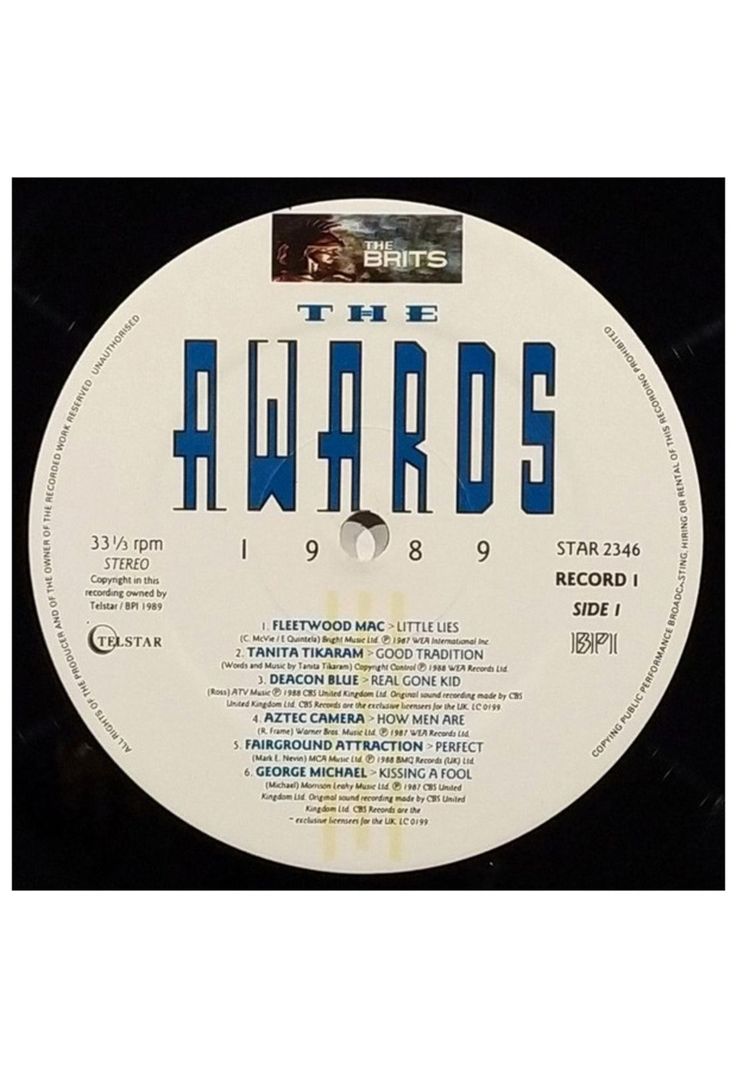 THE AWARDS 1989 - THE DEFINITIVE ALBUM THE BRITS AWARDS 1989 (2LP) | VINILO USADO-4