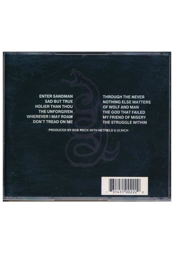 METALLICA - THE BLACK ALBUM | CD-1