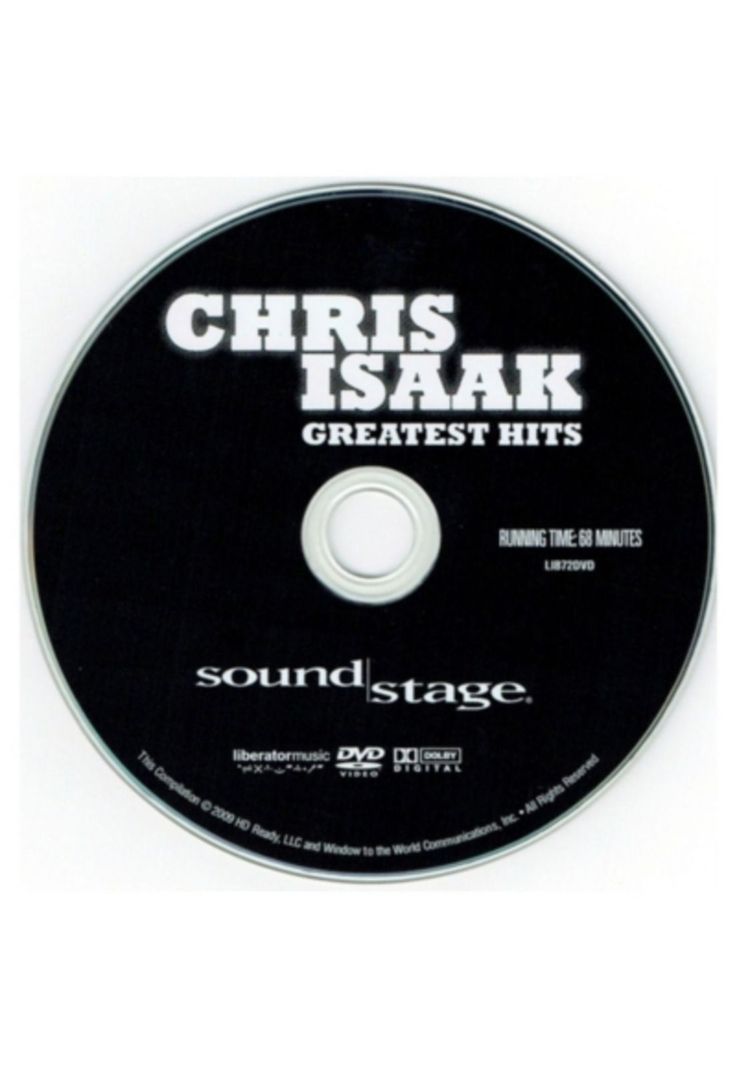 CHRIS ISAAK - GREATEST HITS LIVE DVD-2