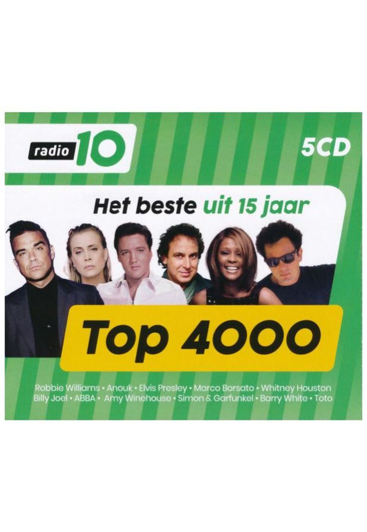 TOP 4000 - HET BESTE UIT DE RADIO 10 (5CD) | CD Diseno 2