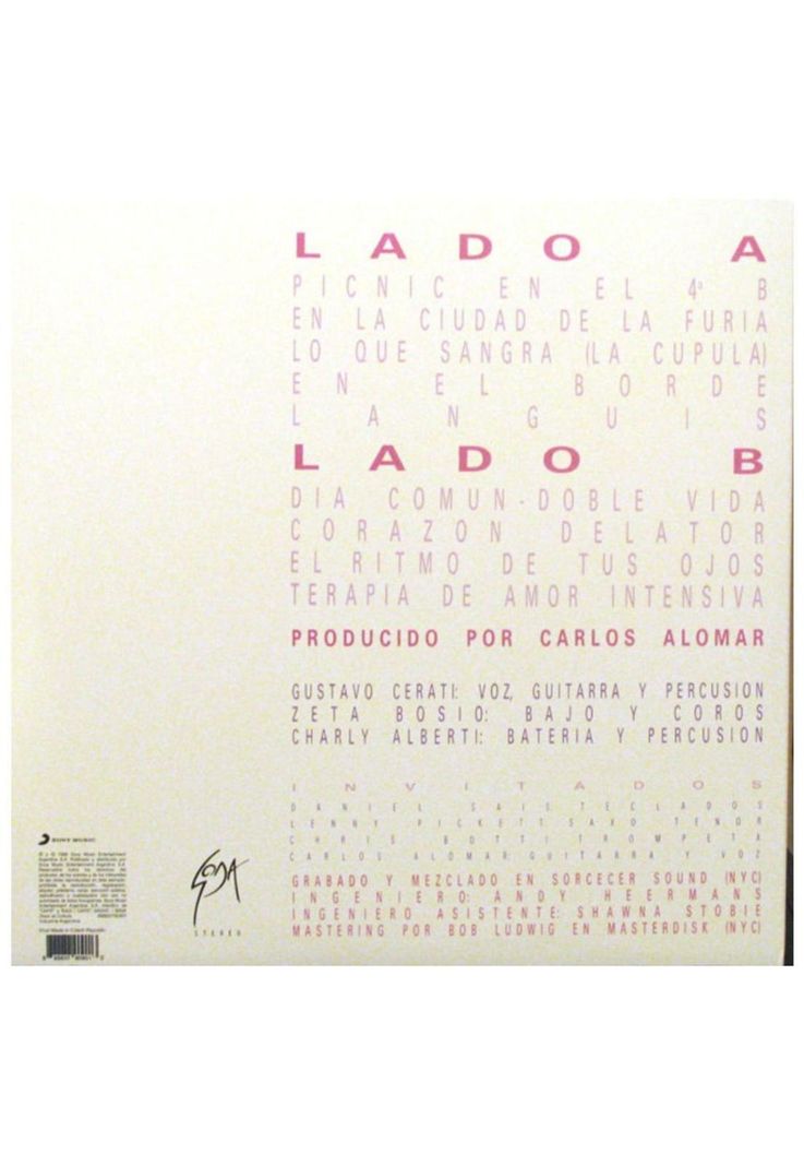 SODA STEREO - DOBLE VIDA | VINILO-1