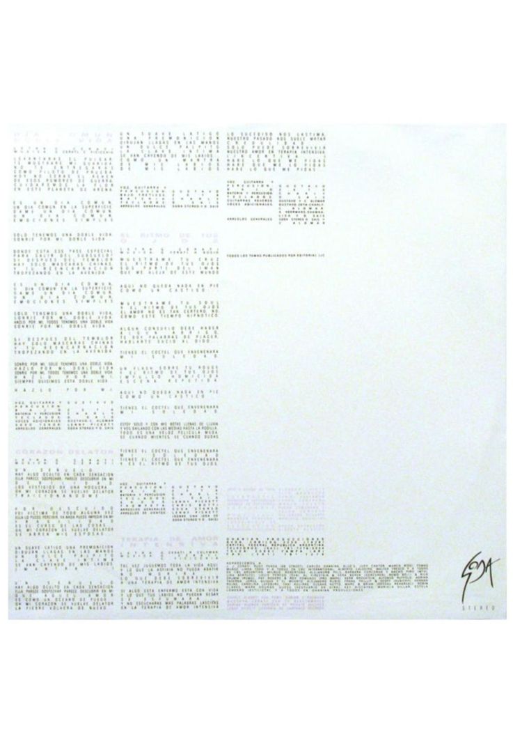 SODA STEREO - DOBLE VIDA | VINILO-2