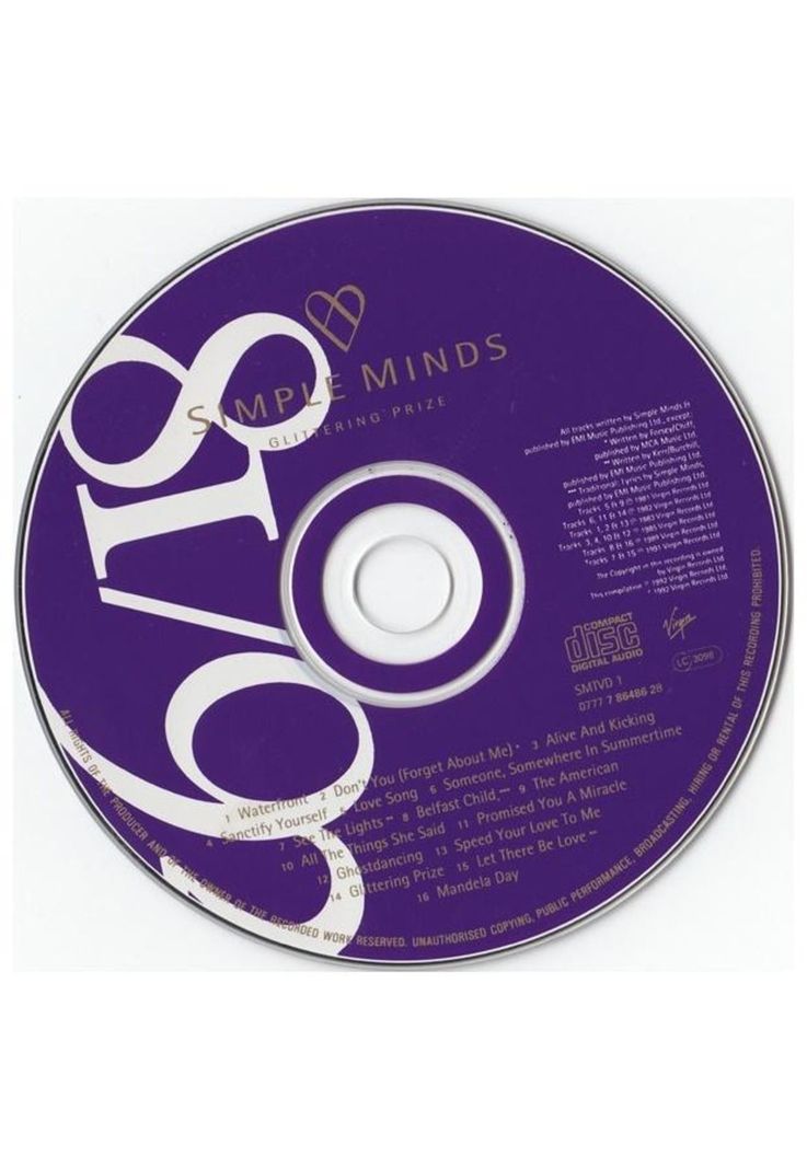 SIMPLE MINDS - GLITTERING PRIZE: GREATEST HITS | CD-2
