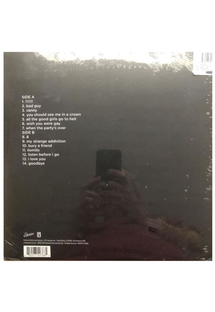 BILLIE EILISH - WHEN WE ALL FALL ASLEEP...WHERE DO WE GO? | VINILO-1