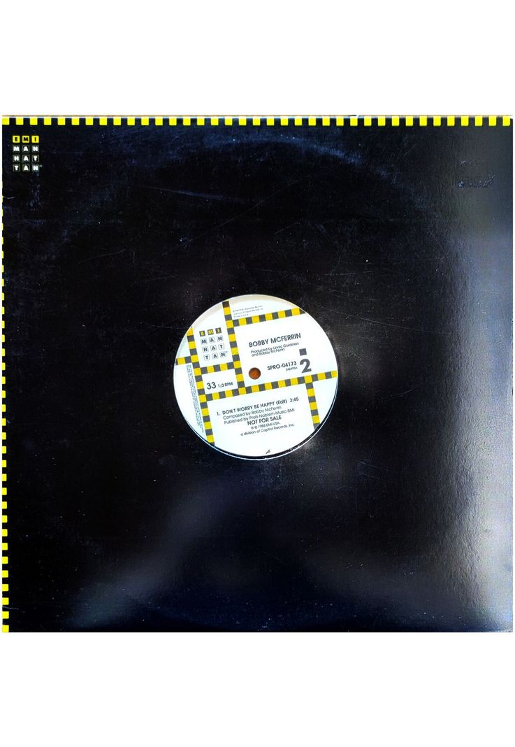 BOBBY MCFERRIN - DON'T WORRY BE HAPPY | 12'' MAXI SINGLE VINILO USADO-1