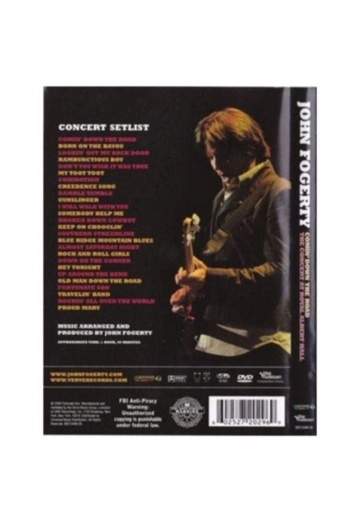 JOHN FOGERTY - THE CONCERT AT ROYAL ALBERT HALL DVD-1