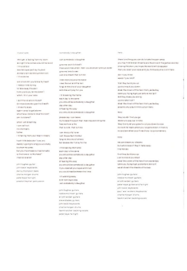 TASMIN ARCHER - GREAT EXPECTATIONS | CD-7