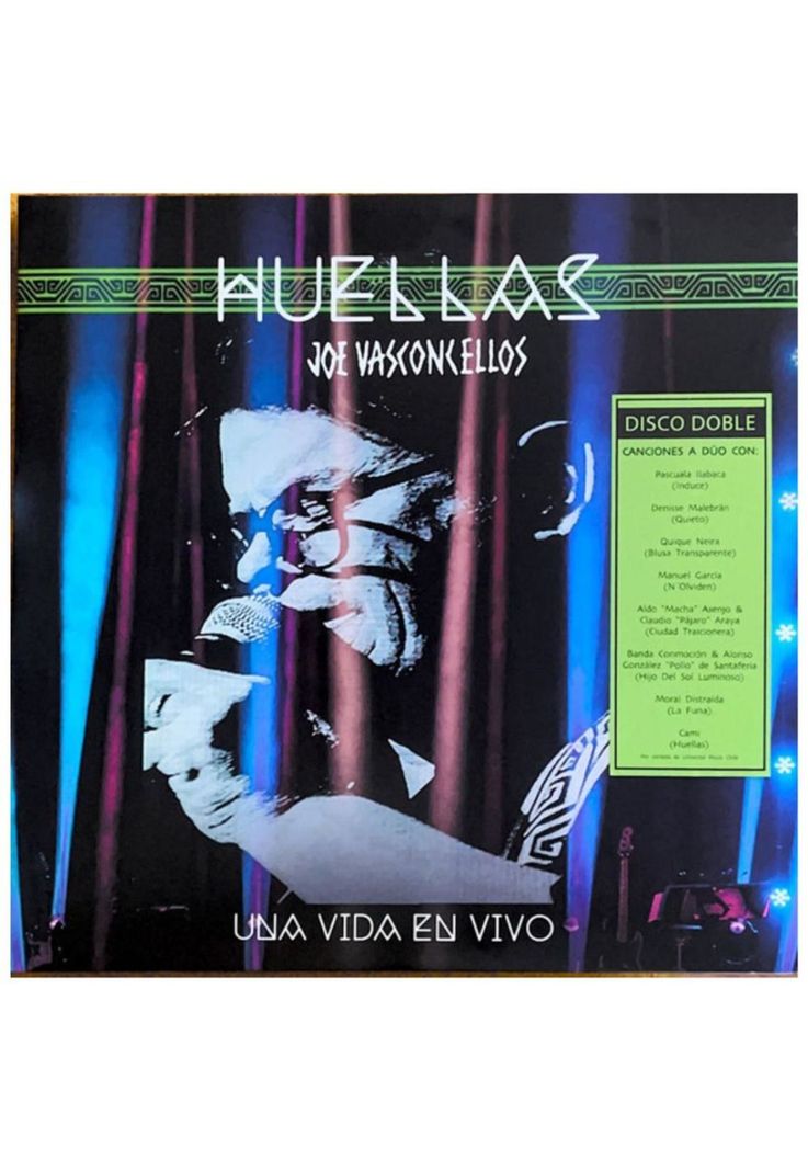 JOE VASCONCELOS - HUELLAS | VINILO Diseno 2