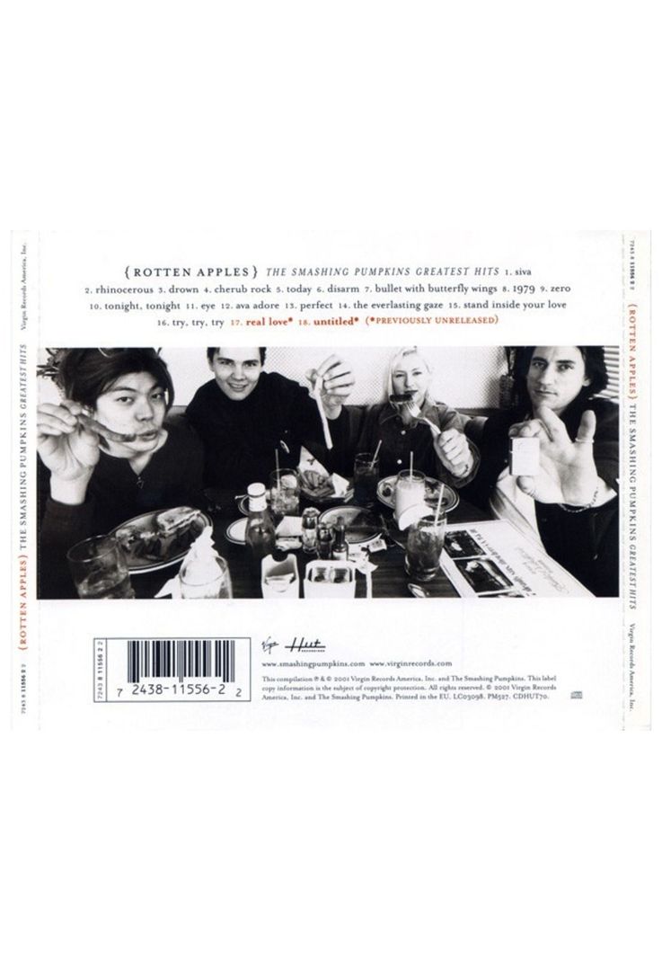 SMASHING PUMPKINS - ROTTEN APPLES: GREATEST HITS | CD-1