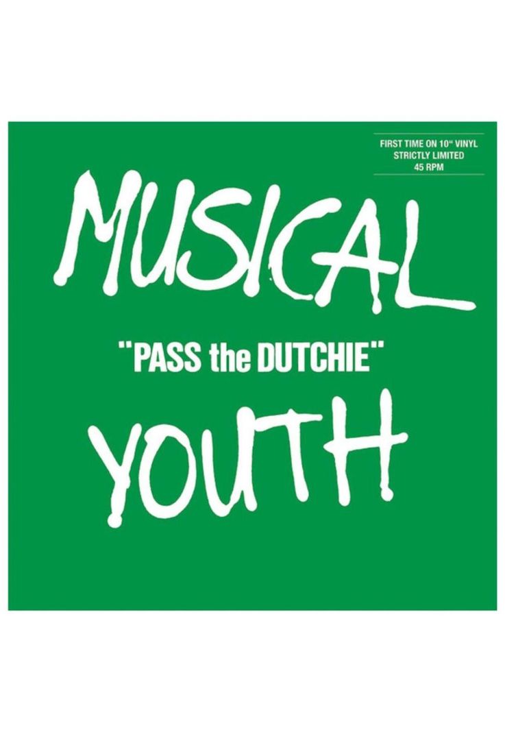 MUSICAL YOUTH - PASS THE DUTCHIE | 10" MAXI SINGLE VINILO Diseno 2