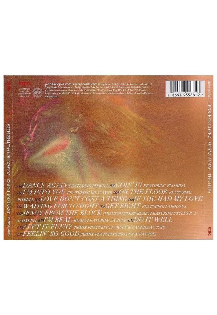 JENNIFER LOPEZ - DANCE AGAIN:  THE HITS | CD-1