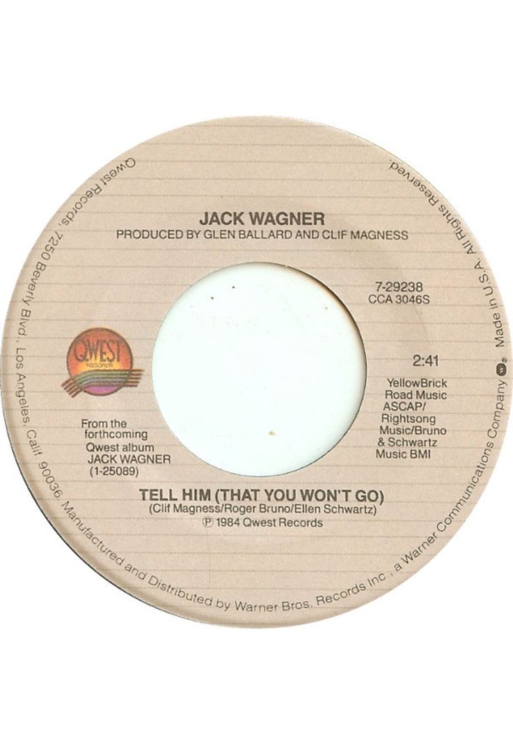 JACK WAGNER - ALL I NEED | 7" SINGLE VINILO USADO-2