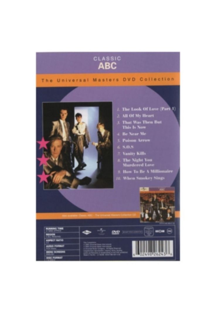 ABC - CLASSICTHE UNIVERSAL MASTERS DVD COLLECTION DVD-1