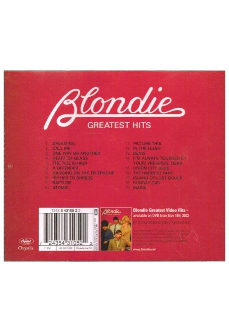BLONDIE - GREATEST HITS | CD-1