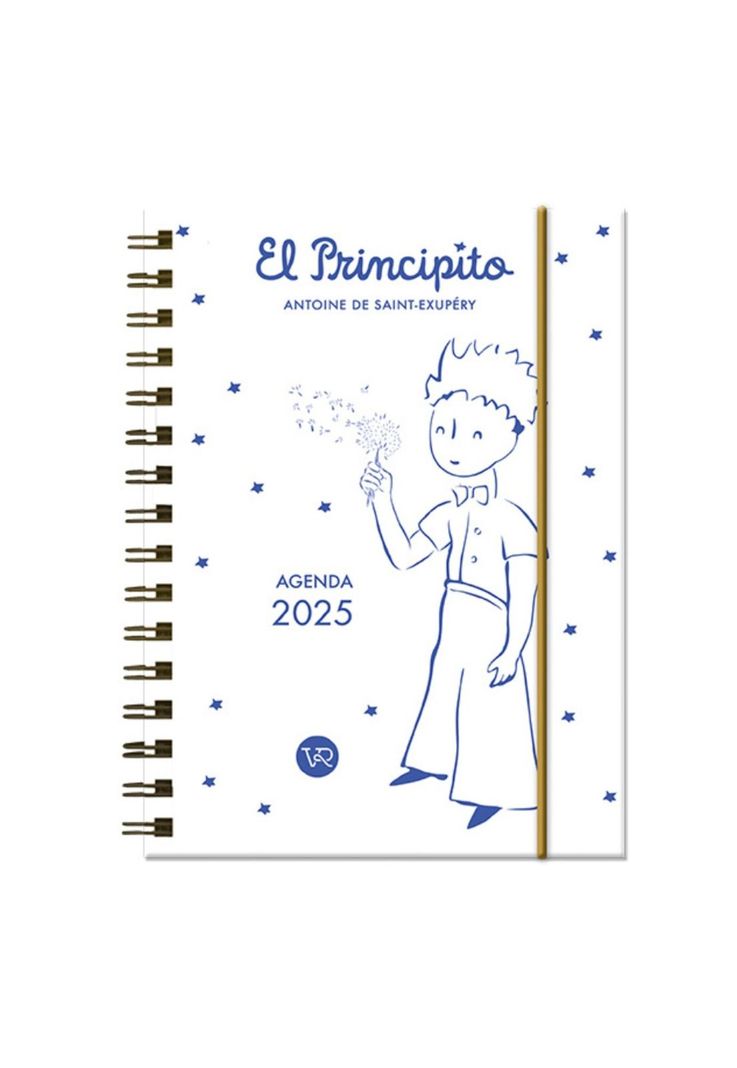 AGENDA EL PRINCIPITO 2025: BLANCA (TAPA RÚSTICA) - ANTOINE DE SAINT-EXUPÉRY | LIBRO-0