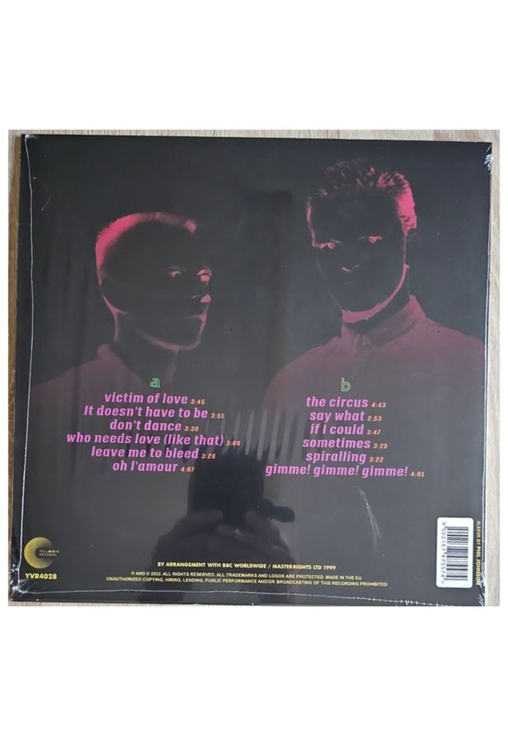 ERASURE - VICTIMS OF LOVE (YELLOW VINYL) | VINILO-1