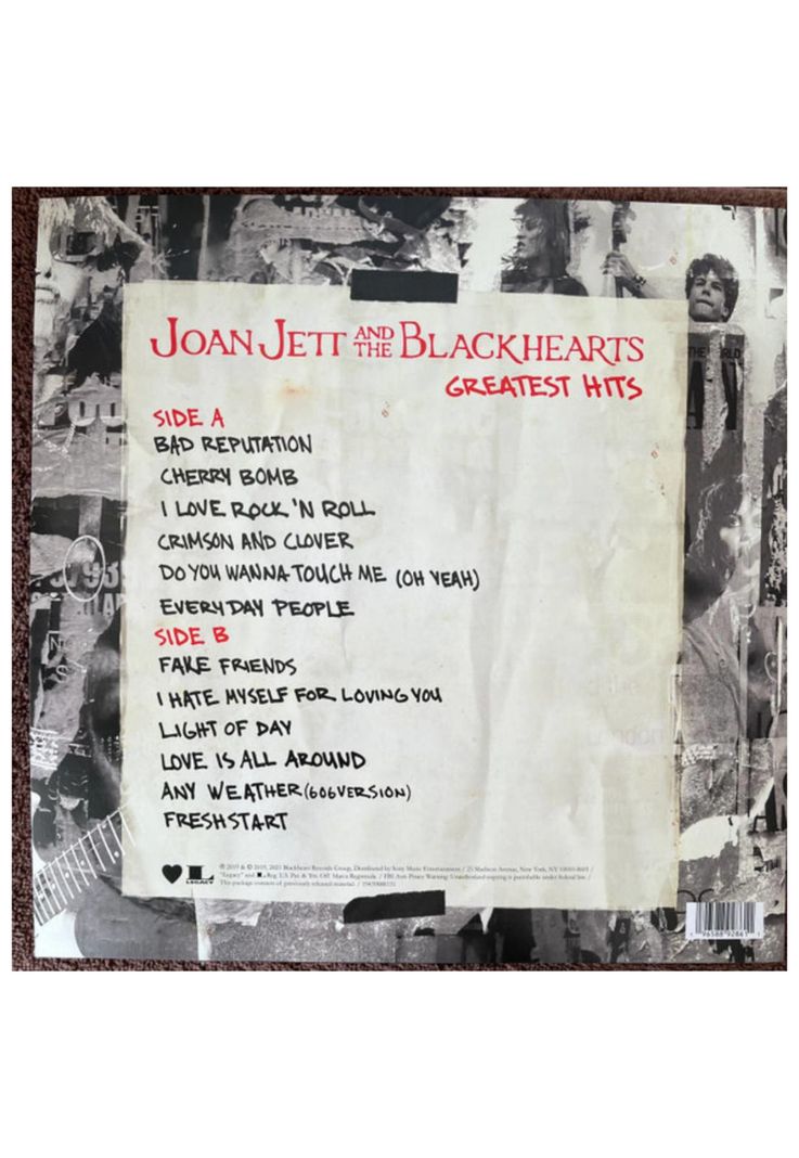 JOAN JETT & THE BLACKHEARTS - GREATEST HITS (2024) | VINILO-1