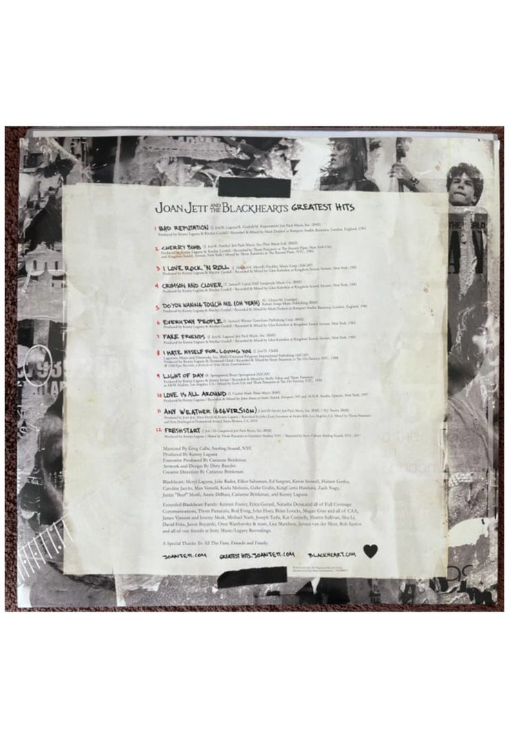 JOAN JETT & THE BLACKHEARTS - GREATEST HITS (2024) | VINILO-4