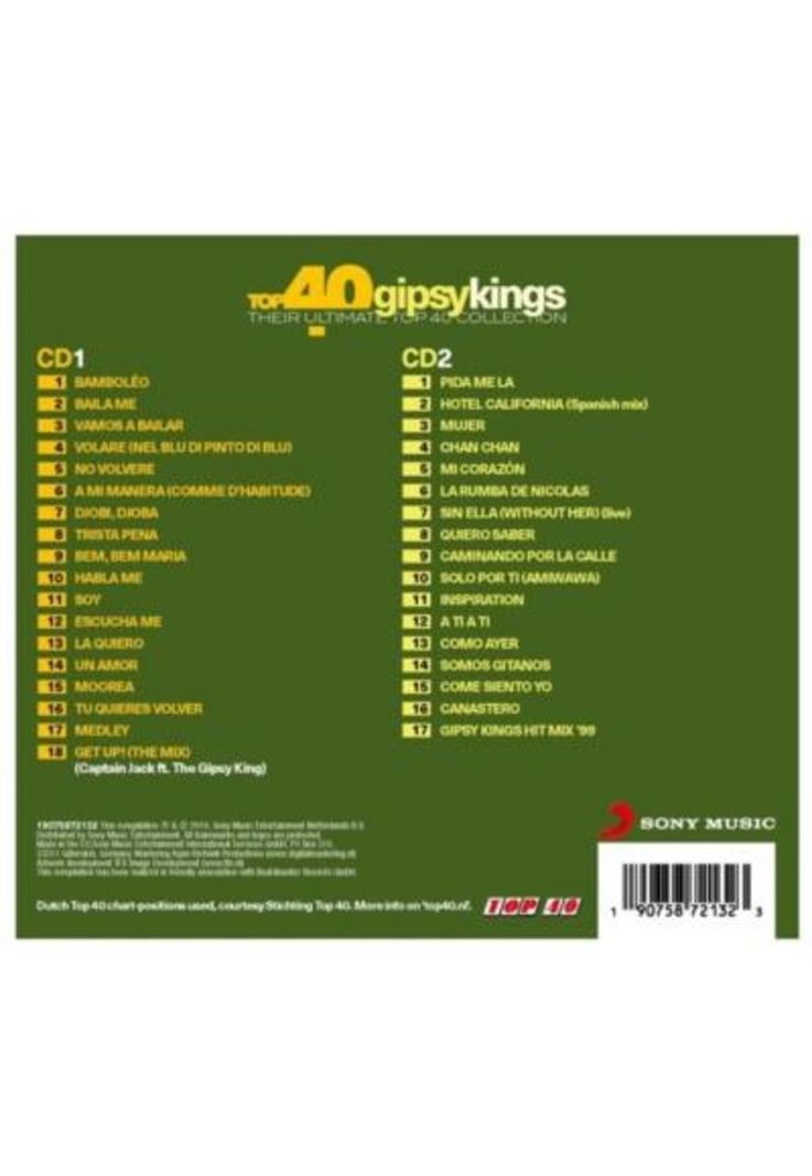 GIPSY KINGS - TOP 40 - GIPSY KINGS GREATEST HITS (2CD) | CD-1