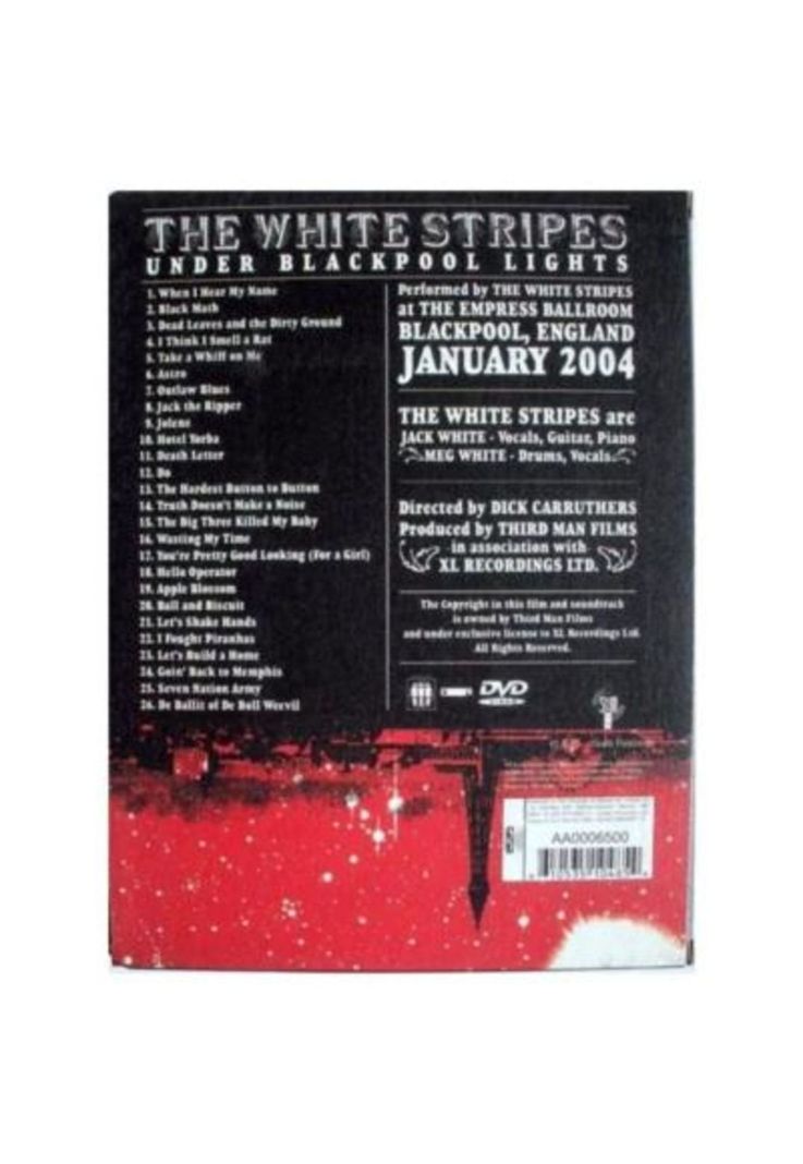 THE WHITE STRIPES - UNDER BLACKPOOL LIGHTS | DVD-1