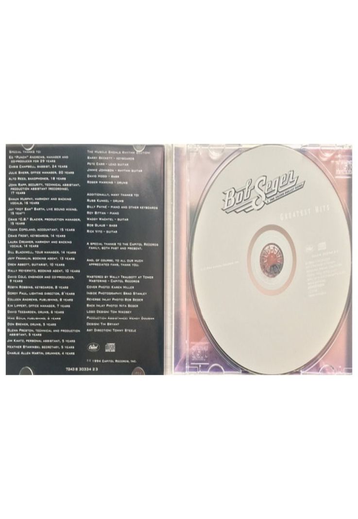 BOB SEGER & THE SILVER BULLET BAND - GREATEST HITS | CD-3