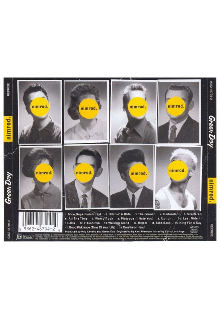 GREEN DAY - NIMROD | CD-1