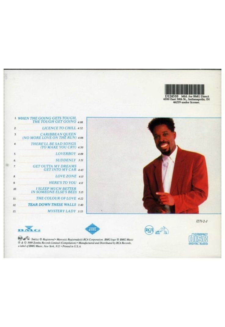 BILLY OCEAN - GREATEST HITS | CD USADO-1
