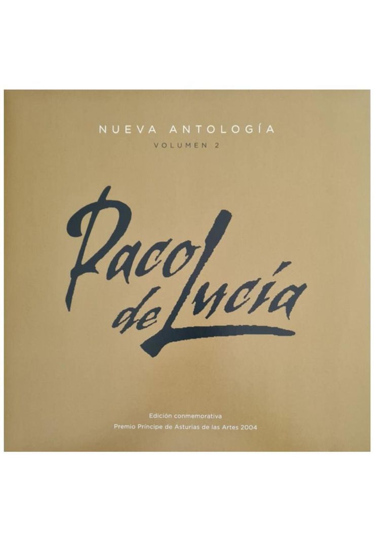 PACO DE LUCIA - NUEVA ANTOLOGIA VOL.2 (2LP) | VINILO Diseno 2