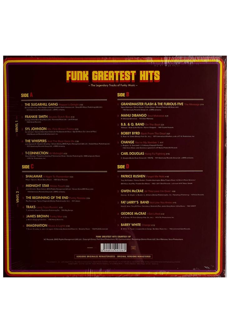 FUNK GREATEST HITS - VARIOUS ARTIST (2LP) (FRANCE) | VINILO-1