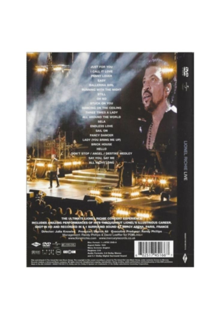 LIONEL RICHIE - LIVE DVD-1