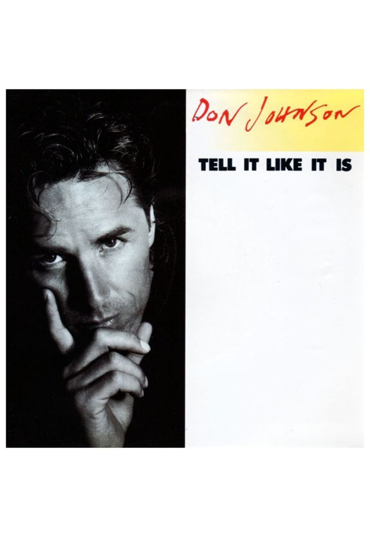 DON JOHNSON - TELL IT LIKE IT IS | 12" MAXI SINGLE VINILO USADO-0