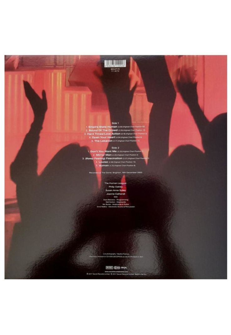 HUMAN LEAGUE -SOUND OF THE CROWD: GREATEST HITS IN CONCERT (LP+DVD) | VINILO-1