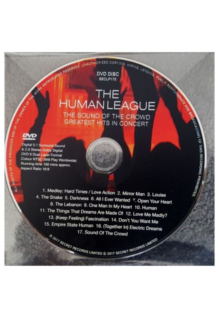 HUMAN LEAGUE -SOUND OF THE CROWD: GREATEST HITS IN CONCERT (LP+DVD) | VINILO-2