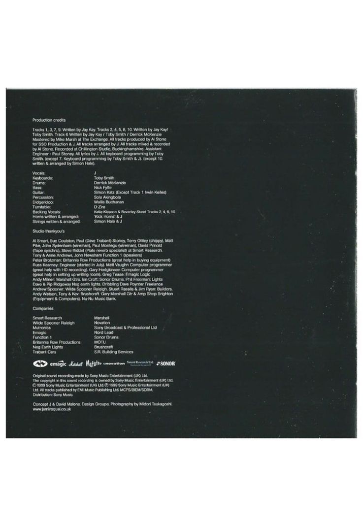 JAMIROQUAI - SYNKRONIZED | CD-7
