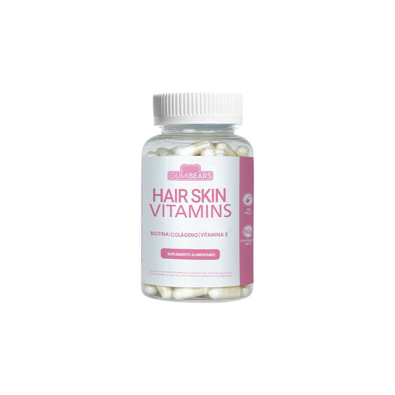 Vitaminas Hair&Skin Colágeno-Biotina 1un - GumiBears-0
